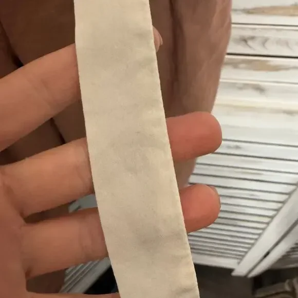 WILFRED ARITZIA Women's 8 Allant Linen Pants Cropped Waist Tie Moroccan Spice - Picture 7 of 16